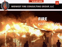Tablet Screenshot of midwest-fire.com